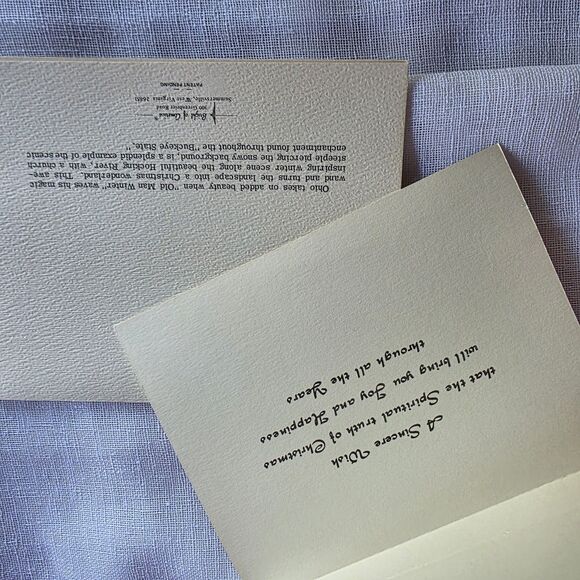 Vtg Bright of America 12 Christmas In Ohio Cards Stationary w Envelopes, Box - Picture 5 of 16